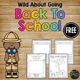 FREEBIE Back To School Color Page and Writing Center