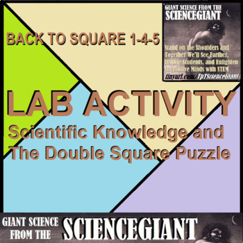 Preview of FREEBIE: Back to Square 1-4-5 (Scientific Knowledge and a Double Square Puzzle)