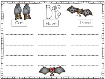 bats organizer graphic freebie need kindergarten subject