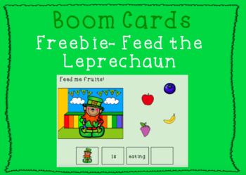 Preview of FREEBIE Boom Cards: Feed the Leprechaun