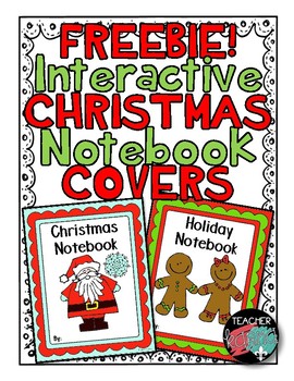 Preview of FREEBIE!  CHRISTMAS Interactive Notebook Covers