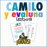 FREEBIE Camilo y Evaluna - Novice Reading for Spanish Class