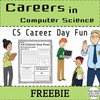 Preview of FREEBIE Careers in Computer Science - Career Day Fun