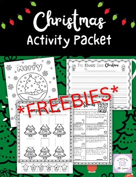 FREEBIE Christmas Activities Bundle Preview by A Home for Little Learners