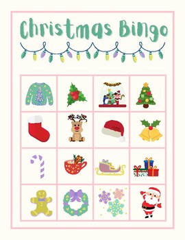 FREEBIE-Christmas Bingo by Chatter and Chew SLP | TPT