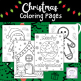 FREEBIE Christmas Coloring Pages December Elf Gingerbread 