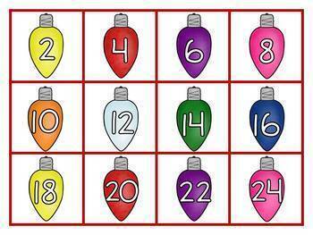FREE Christmas Skip Counting 2's 5's & 10's by Loving First Grade