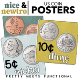 FREEBIE Coin Posters for Math in Boho Retro Theme