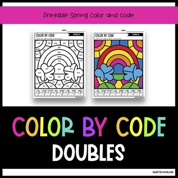 Preview of FREEBIE Color by Code: Doubles
