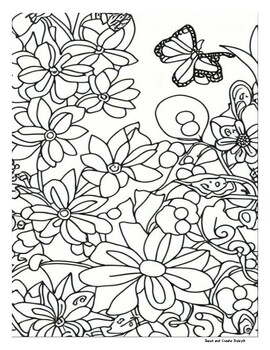 FREEBIE Coloring Pages SPRING THEME 25+ Pages Printable PRE K through ...