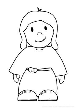girl body coloring page