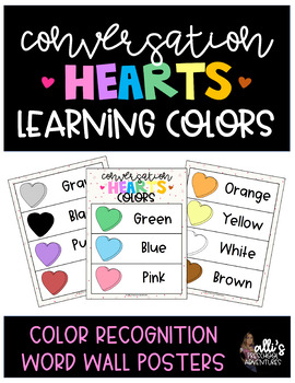 Preview of FREEBIE! Colors Word Wall Posters