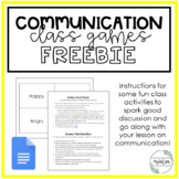 FREEBIE | Communication Class Games | Life Skills | Career