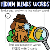 FREEBIE Consonant Blends Phonics Task Cards with Real and 