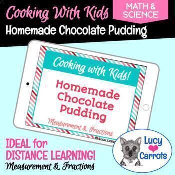 Preview of FREEBIE Cooking with Kids: Homemade Chocolate Pudding