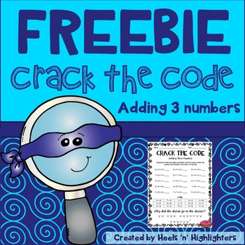 Free Printable Crack the Code Math - Primary Playground