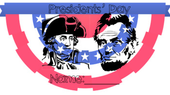 Preview of FREEBIE DIGITAL Interactive Notebook President's Day  in Google Slides