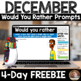 FREEBIE- December DIGITAL Would You Rather Prompts for Goo