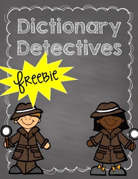 Preview of FREEBIE- Dictionary Detectives