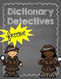FREEBIE- Dictionary Detectives