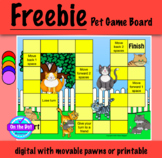 FREEBIE Digital and Printable Pet Game Board