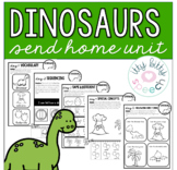 FREEBIE Dinosaurs Send Home Preschool Language Unit