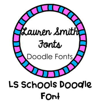 Preview of FREEBIE Doodle Font LSSchool Doodle Font
