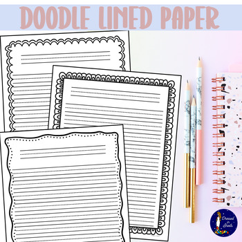 Preview of Doodle Lined Paper