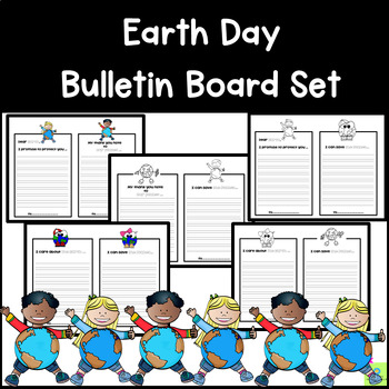 Preview of FREEBIE Earth Day Bulletin Board set