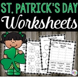 St. Patrick's Day Worksheets and Activities - Busy Work Fu