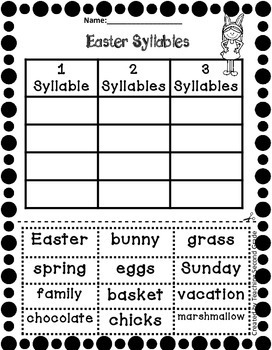 Easter Worksheets By Teaching Second Grade Teachers Pay Teachers