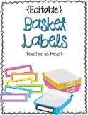 FREEBIE - {Editable} Basket Labels!