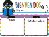 FREEBIE - Editable Slides Virtual Class (SPANISH VERSION)