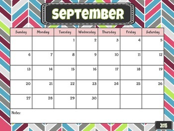 Freebie Editable Super Cute Calendar August 15 August 16 Tpt