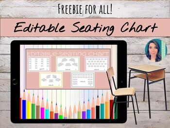 Preview of FREEBIE Editable Template | Seating Charts