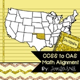 FREEBIE Eighth Grade Oklahoma Academic Standards Math Alignment