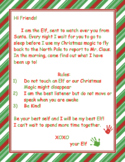 Elf (on the Shelf) Intro Letter, Rules, Arrival, Welcome Letter *CUSTOMIZE*