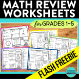 FREEBIE FOR FRIDAY Free February Spiral Review Math Activi