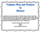 FREEBIE: Famous Men and Women in History Cards