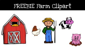 Preview of FREEBIE: Farm Clipart