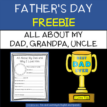 Download Freebie Father S Day All About My Dad Grandpa Uncle And Why I Love Him