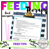 FREEBIE- Feeding Therapy Tips for Parents Handout