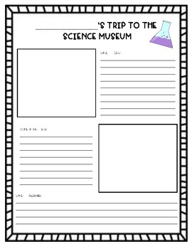 FREEBIE Field Trip Science Museum Writing by Mrs Gs Home Sweet Classroom