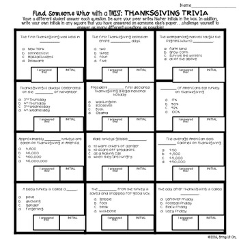 500 Thanksgiving Trivia Questions and Answers for Kids