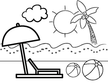 FREEBIE: Following Directions - Summer Themed Colouring Sheets | TPT