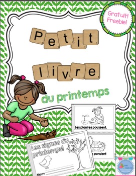 Preview of FREEBIE French Spring Emergent reader mini-books/Les petits livres {Printemps}