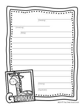 Friendly Letter Writing Paper