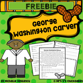 Preview of FREEBIE! George Washington Carver Comprehension Passage