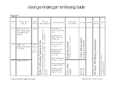 FREEBIE: Georgia Kindergarten Pacing Guide (August/September)