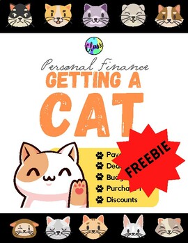Preview of FREEBIE | Getting a Cat Personal Finance